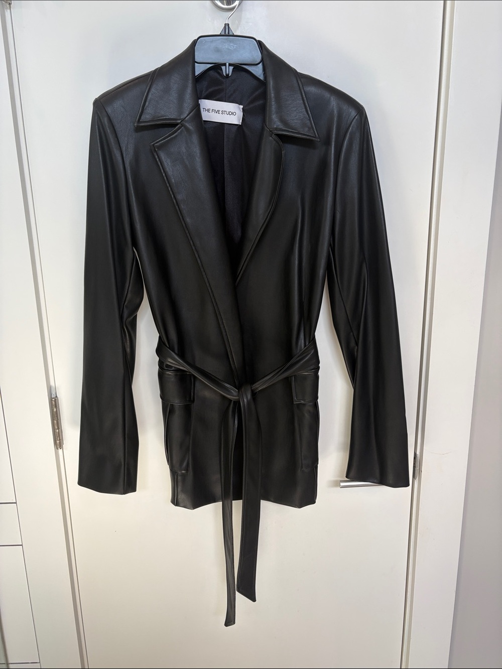 The Five Studio Vegan Leather Jacket